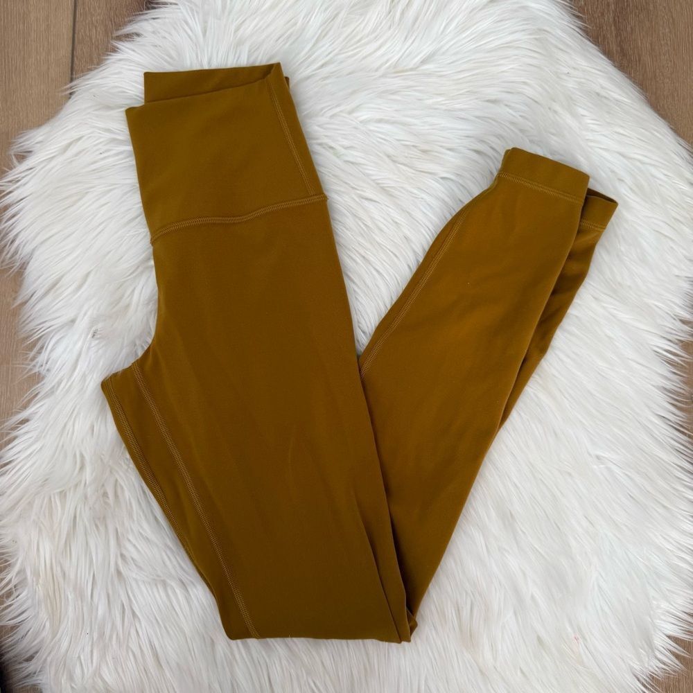 lululemon athletica Mustard Leggings - Size 4